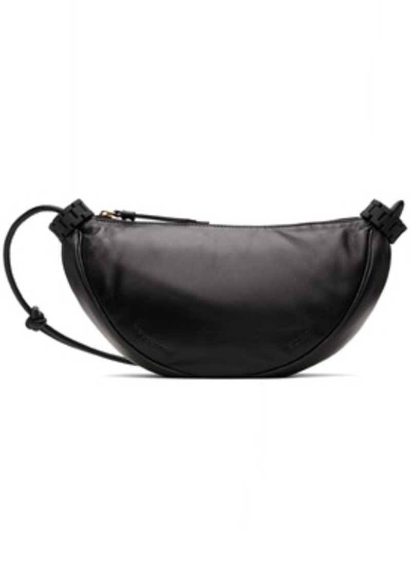 Victoria Beckham Black Puffy Half Moon Bag