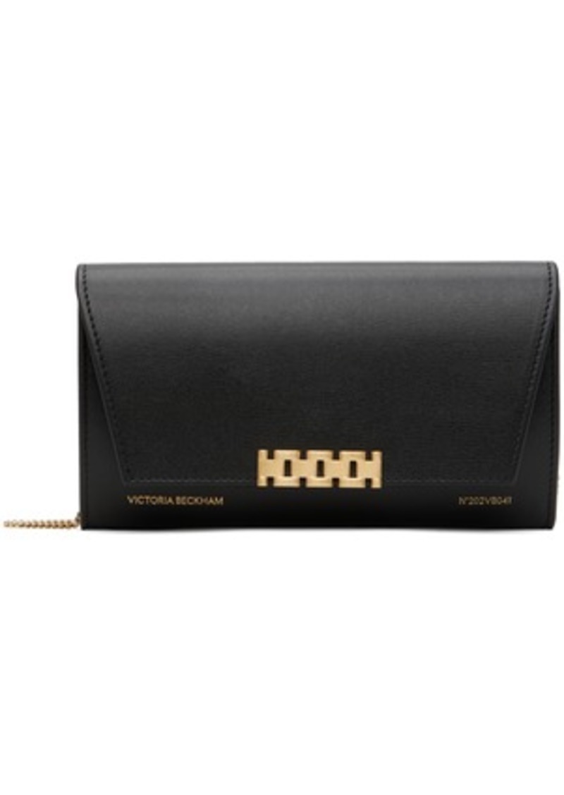 Victoria Beckham Black Wallet On Chain Bag