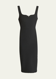 Victoria Beckham Body-Con Sleeveless Midi Dress