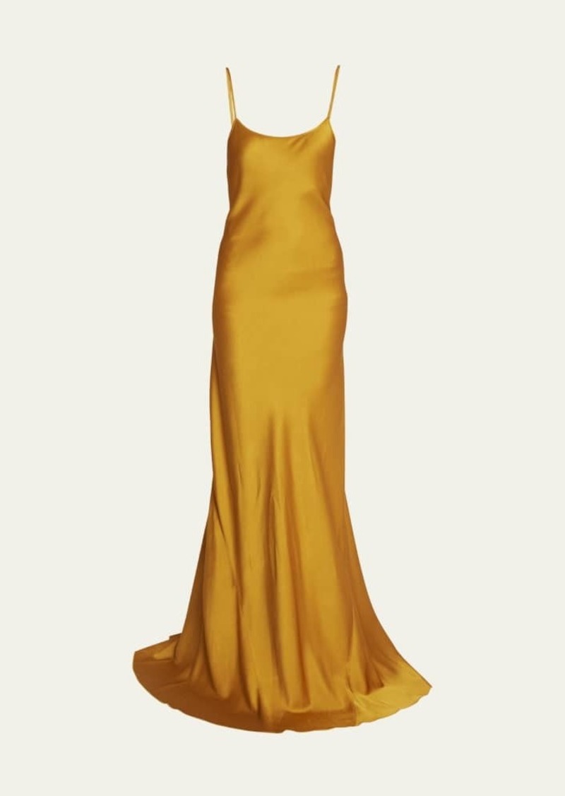 Victoria Beckham Cami Satin Gown