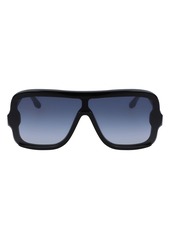Victoria Beckham Corewire 64mm Oversize Gradient Shield Sunglasses