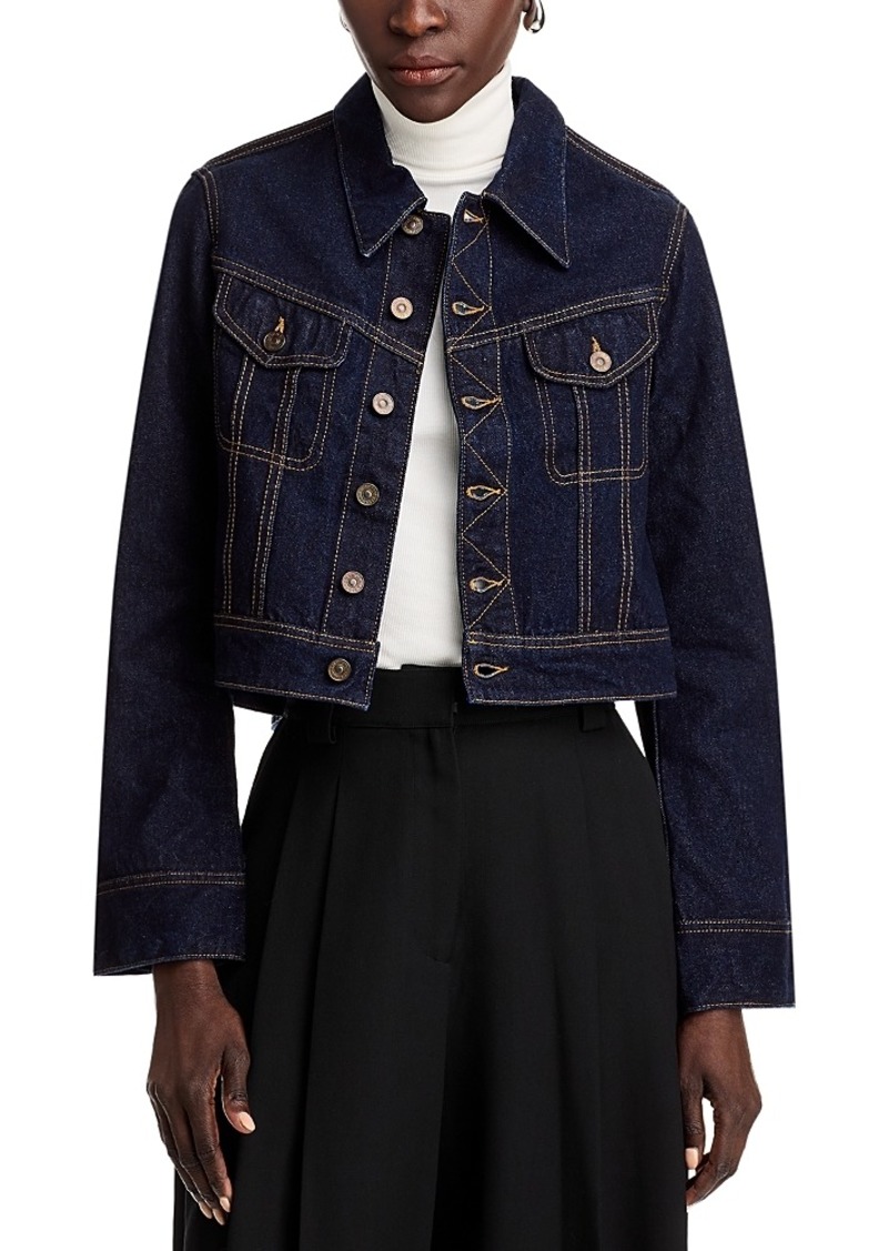 Victoria Beckham Cropped Denim Jacket