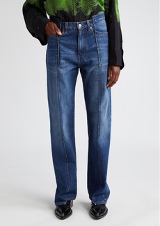 Victoria Beckham Deconstructed Rigid Slim Fit Jeans