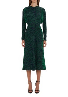 Victoria Beckham Dolman Sleeve Midi Dress