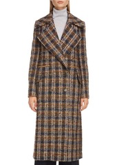 Victoria Beckham Double Breasted Summer Weight Tweed Coat