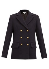 Victoria Beckham Double-breasted wool-blend pea coat