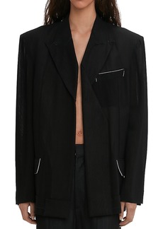 Victoria Beckham Fold Tailored Blazer