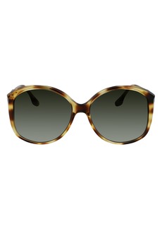 Victoria Beckham Guilloch 61mm Sunglasses in Blonde Havana at Nordstrom Rack