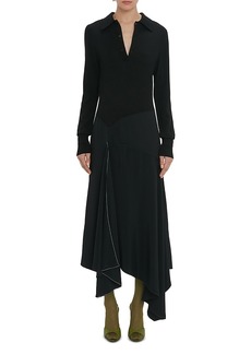 Victoria Beckham Henley Shirt Dress