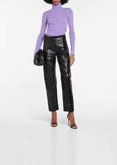 Victoria Beckham High-rise leather leggings