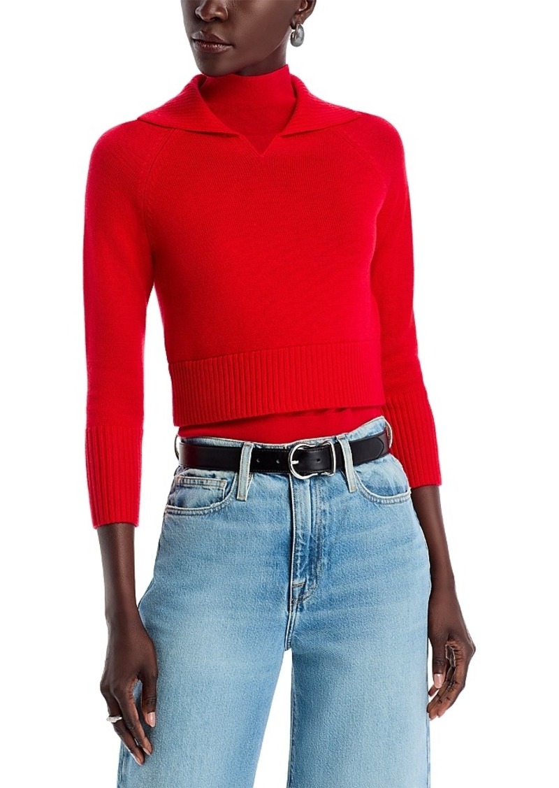 Victoria Beckham Mock Neck Sweater