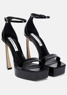 Victoria Beckham Patent leather platform sandals