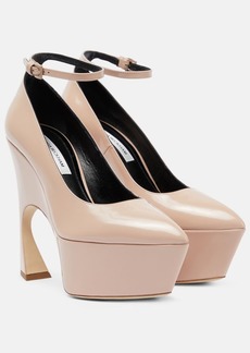 Victoria Beckham Platform leather pumps