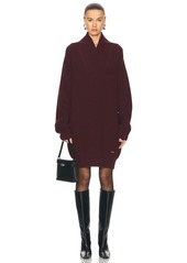 Victoria Beckham Shawl Neck Sweater Dress