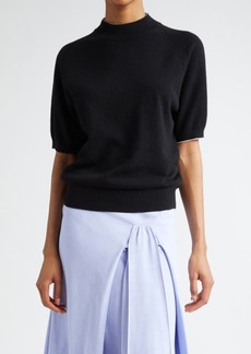 Victoria Beckham Short Sleeve Cashmere Sweater