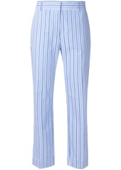 Victoria Beckham striped cropped trousers