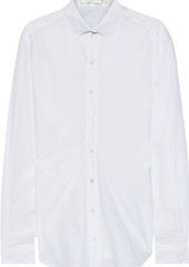 Victoria Beckham Woman Cotton-poplin Shirt White
