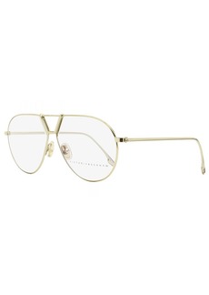 Victoria Beckham Women's Aviator Eyeglasses VB2106 714 Light Gold 58mm