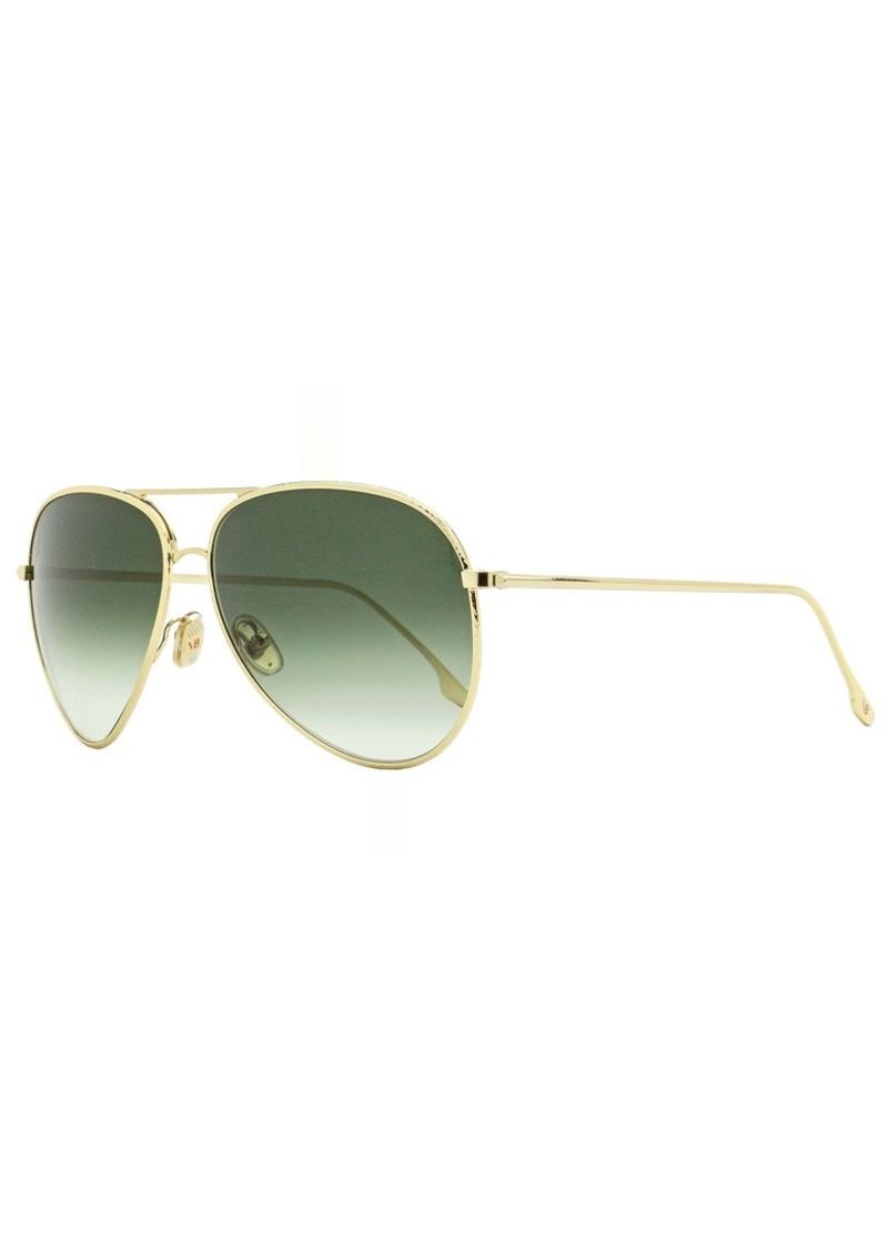 Victoria Beckham Women's Aviator Sunglasses VB203S 713 Gold 62mm