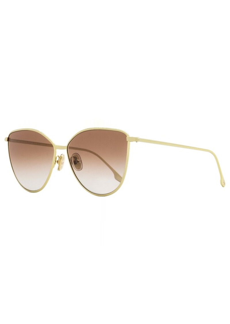 Victoria Beckham Women's Cat-Eye Sunglasses VB209S 722 Gold 59mm