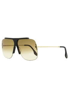 Victoria Beckham Women's Navigator Sunglasses VB627S 001 Black/Gold 64mm
