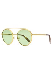 Victoria Beckham Women's Oval Sunglasses VBS137 C03 Gold/Brown 54mm
