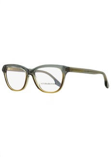 Victoria Beckham Women's Rectangular Eyeglasses VB2607 038 Gray-Brown 55mm