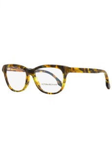 Victoria Beckham Women's Rectangular Eyeglasses VB2607 213 Gold/Havana 55mm