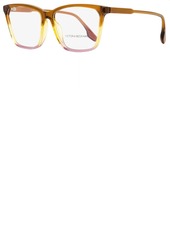 Victoria Beckham Women's Rectangular Eyeglasses VB2614 241 Caramel/Pink 57mm
