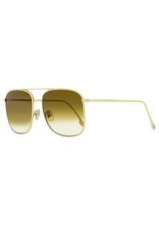Victoria Beckham Women's Square Sunglasses VB202S 702 Gold 59mm