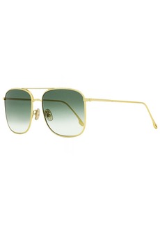 Victoria Beckham Women's Square Sunglasses VB202S 713 Gold 59mm