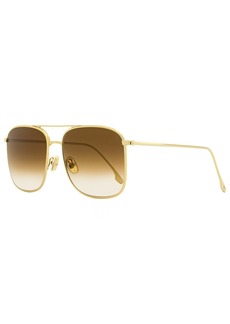Victoria Beckham Women's Square Sunglasses VB202S 733 Gold 59mm