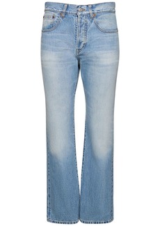 Victoria Beckham Victoria Mid Rise Cotton Denim Jeans