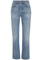 Victoria Beckham Victoria Mid Rise Cotton Denim Jeans