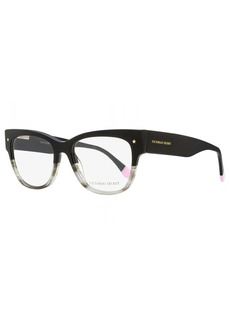 Victoria's Secret Women's Rectangular Eyeglasses VS5015 005 Black/Gray 53mm