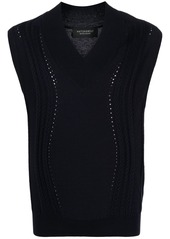 Viktor & Rolf cable-knit V-neck vest