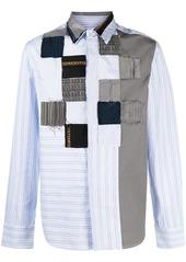 Viktor & Rolf patchwork long-sleeved shirt