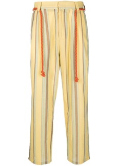 Viktor & Rolf stripe-print straight-leg trousers