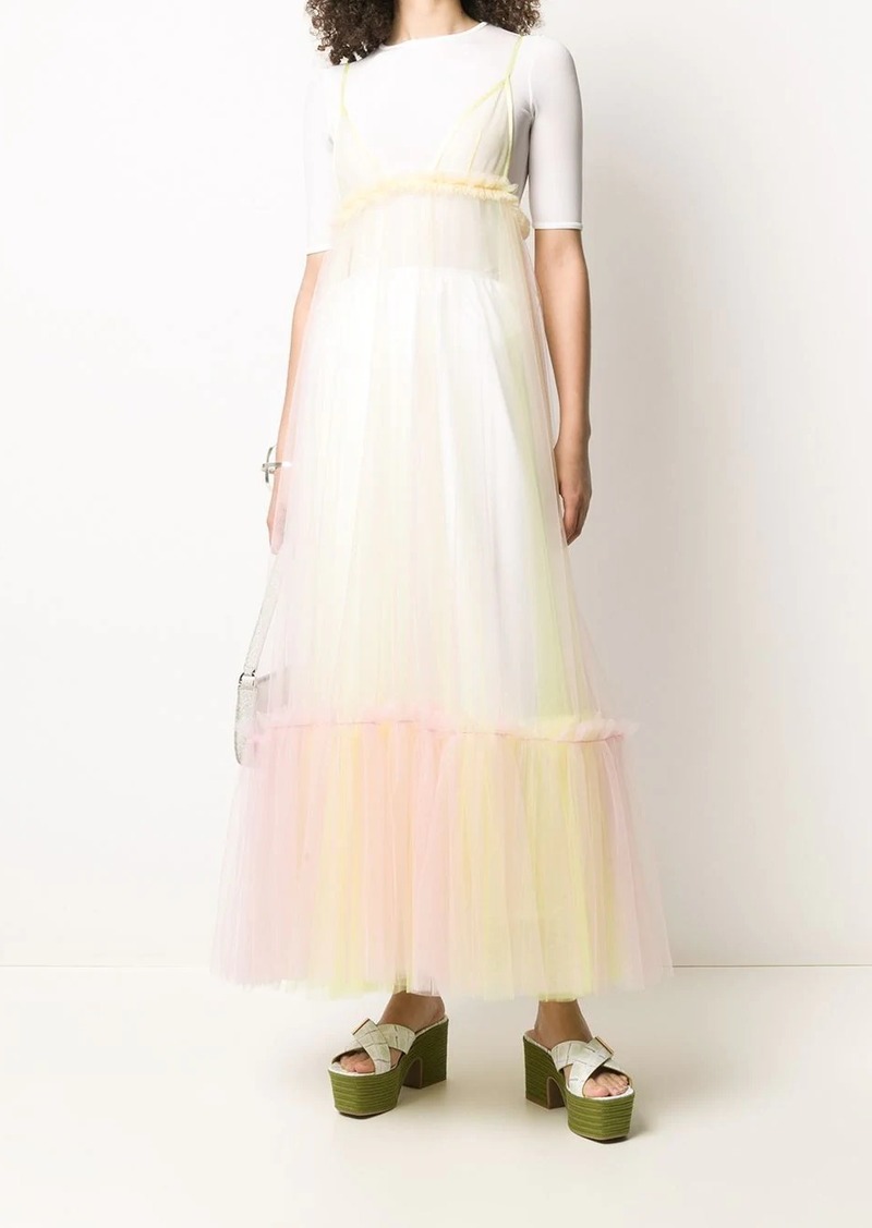 Viktor Rolf Surfin Safari Ruffled Tulle Dress Dresses