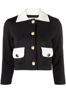 Viktor & Rolf two-tone cropped cotton jacket