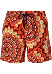 Vilebrequin abstract-pattern print swim shorts