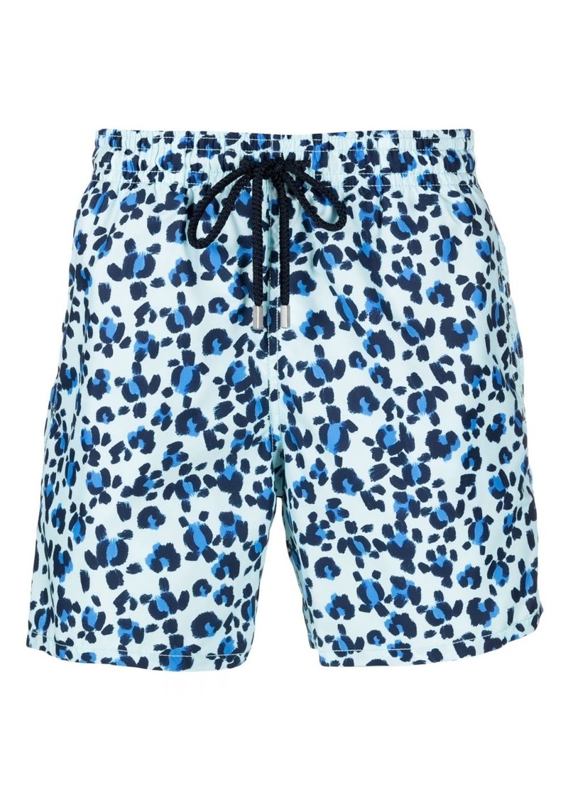 Vilebrequin abstract-pattern swim shorts