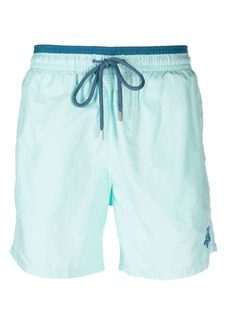 Vilebrequin contrast-trim drawstring swim shorts