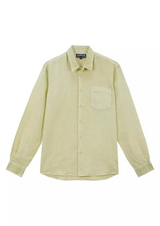 Vilebrequin Linen Button-Up Shirt