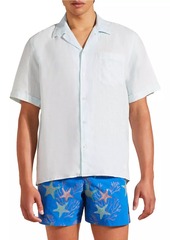 Vilebrequin Linen Camp Shirt