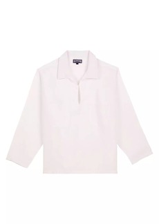 Vilebrequin Linen Keyhole Shirt