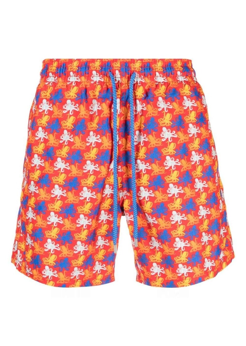 Vilebrequin logo-patch swim shorts