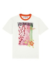Men's Vilebrequin La Plage From The Sky Cotton T-Shirt