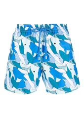 Vilebrequin Moorea shark-print swim shorts