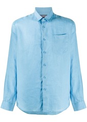 Vilebrequin solid colour linen shirt